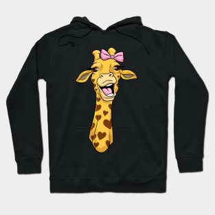 Giraffe with Ribbon Hoodie